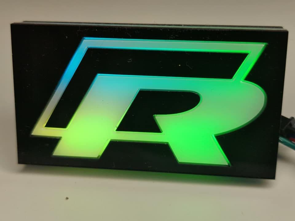 Volkswagen LED RGB Car Badges — Badge Studio