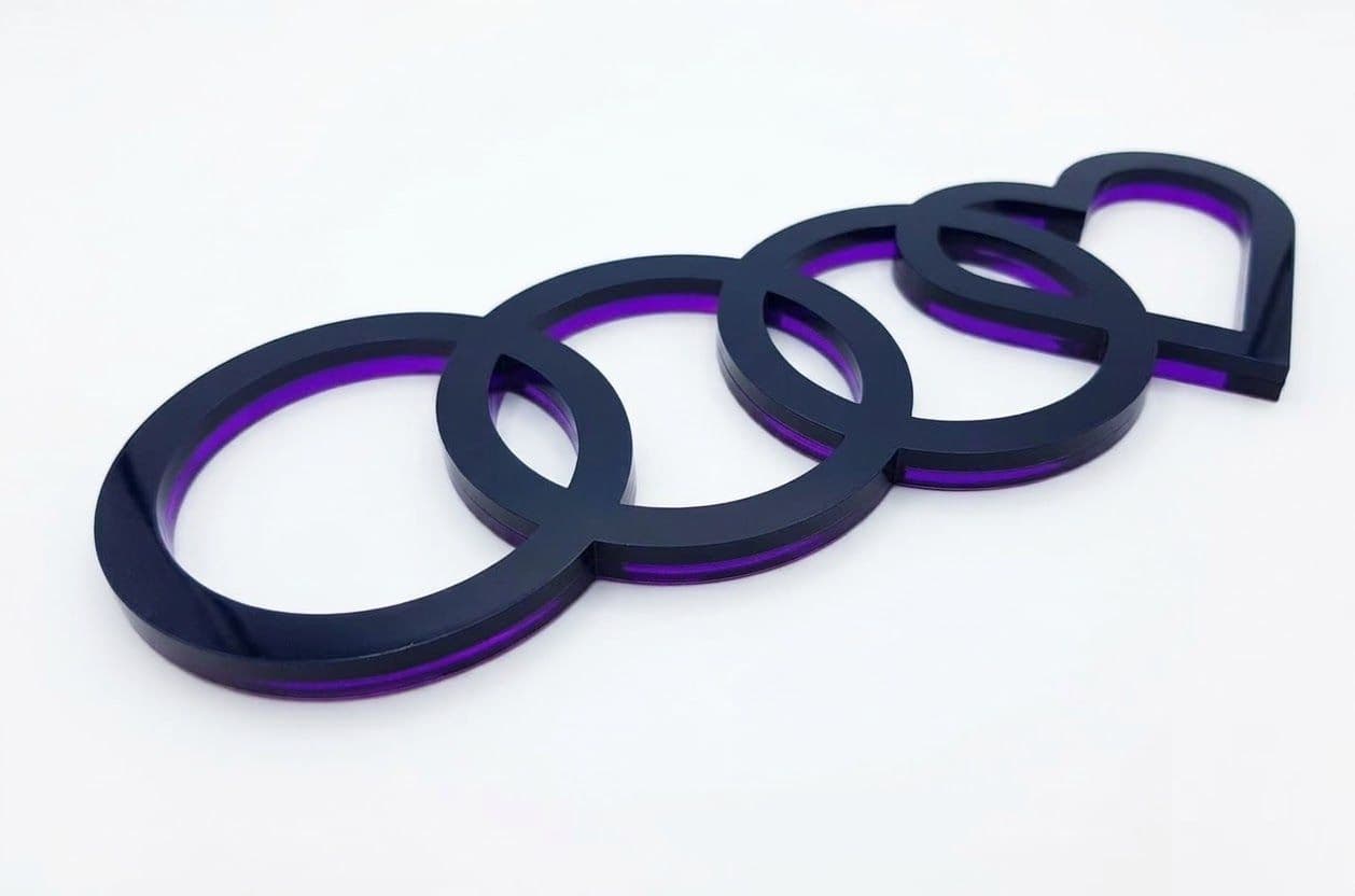 Audi Heart Rings (Rear Tailgate) — Badge Studio