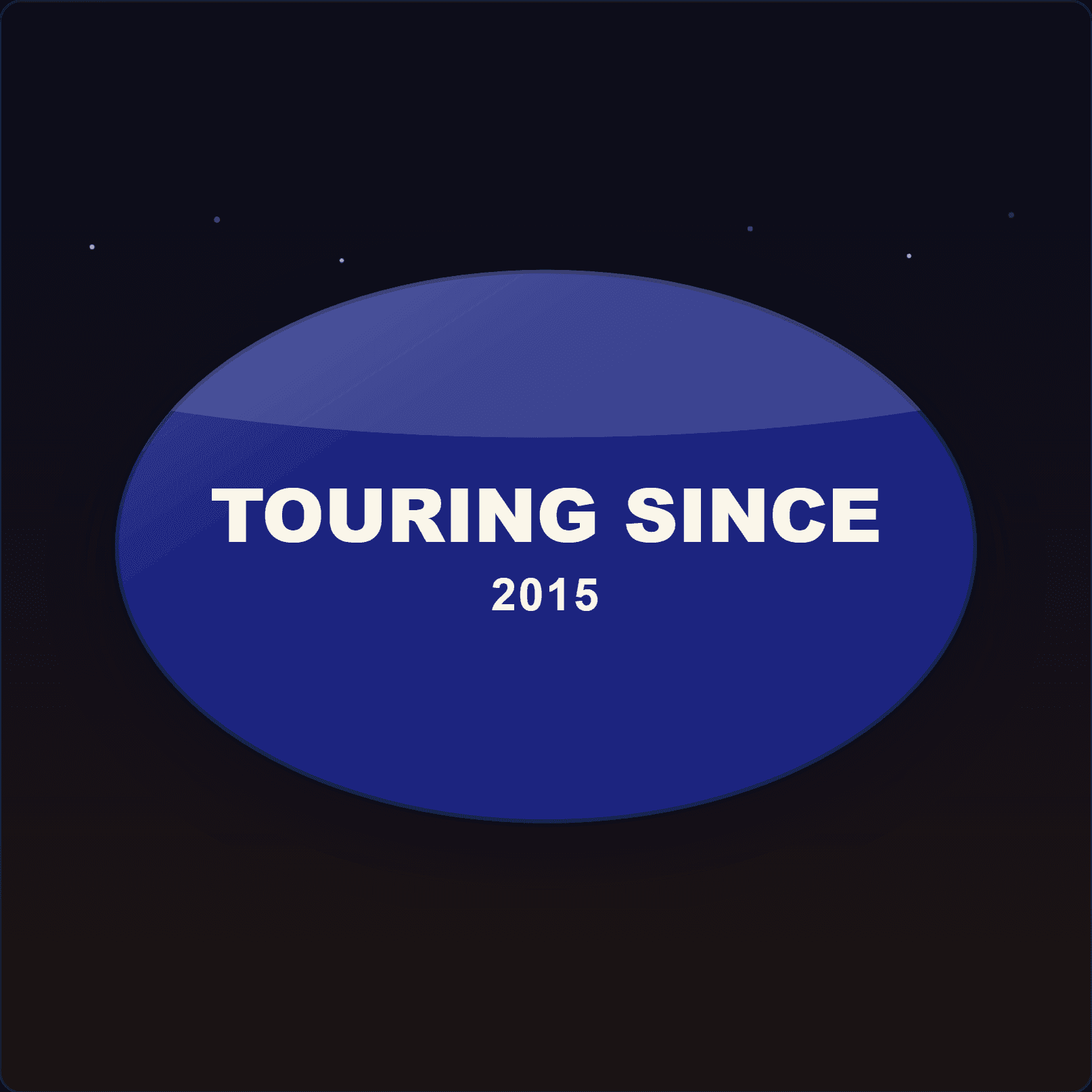 Touring Since Plaque — Badge Studio