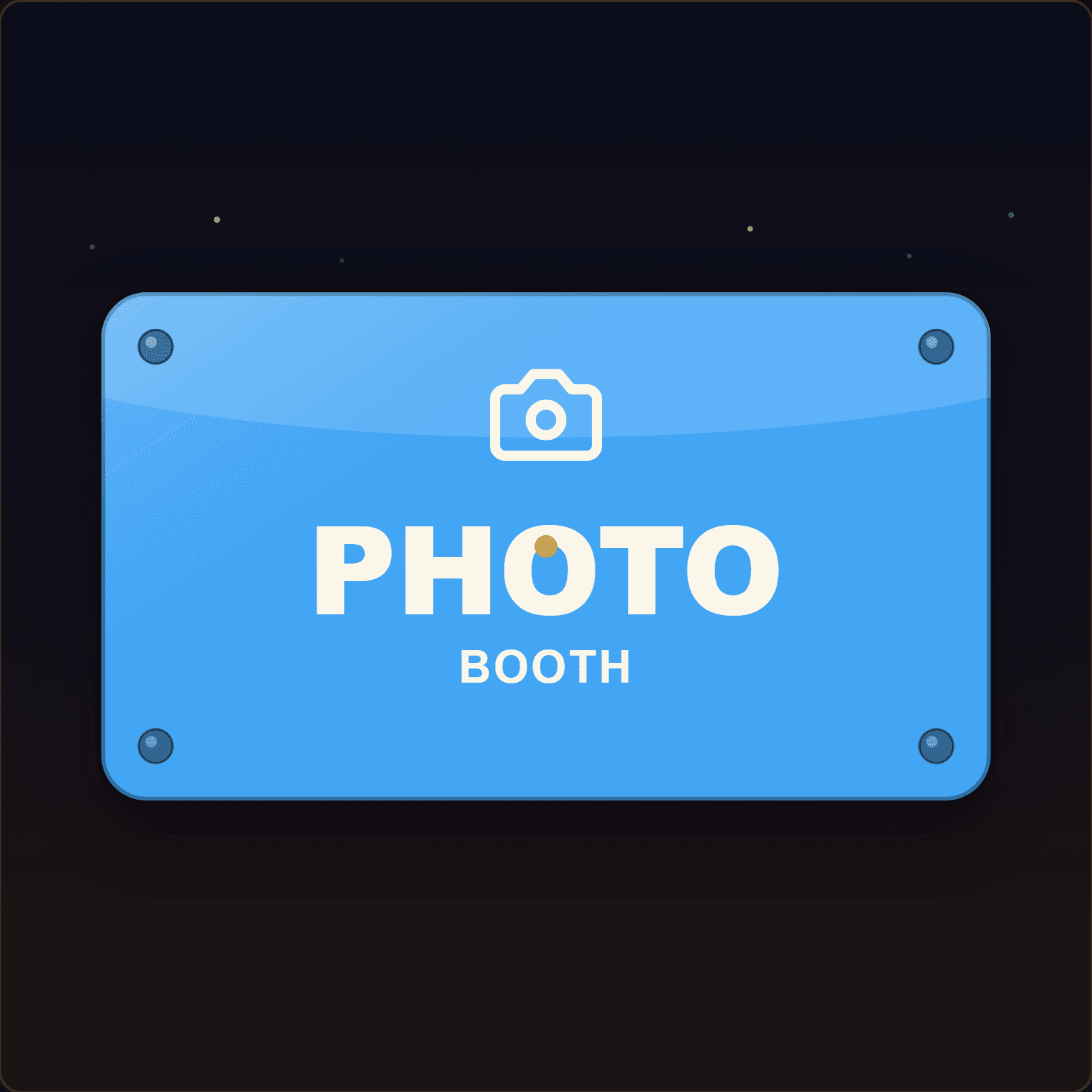 Photo Booth Plaque — Badge Studio