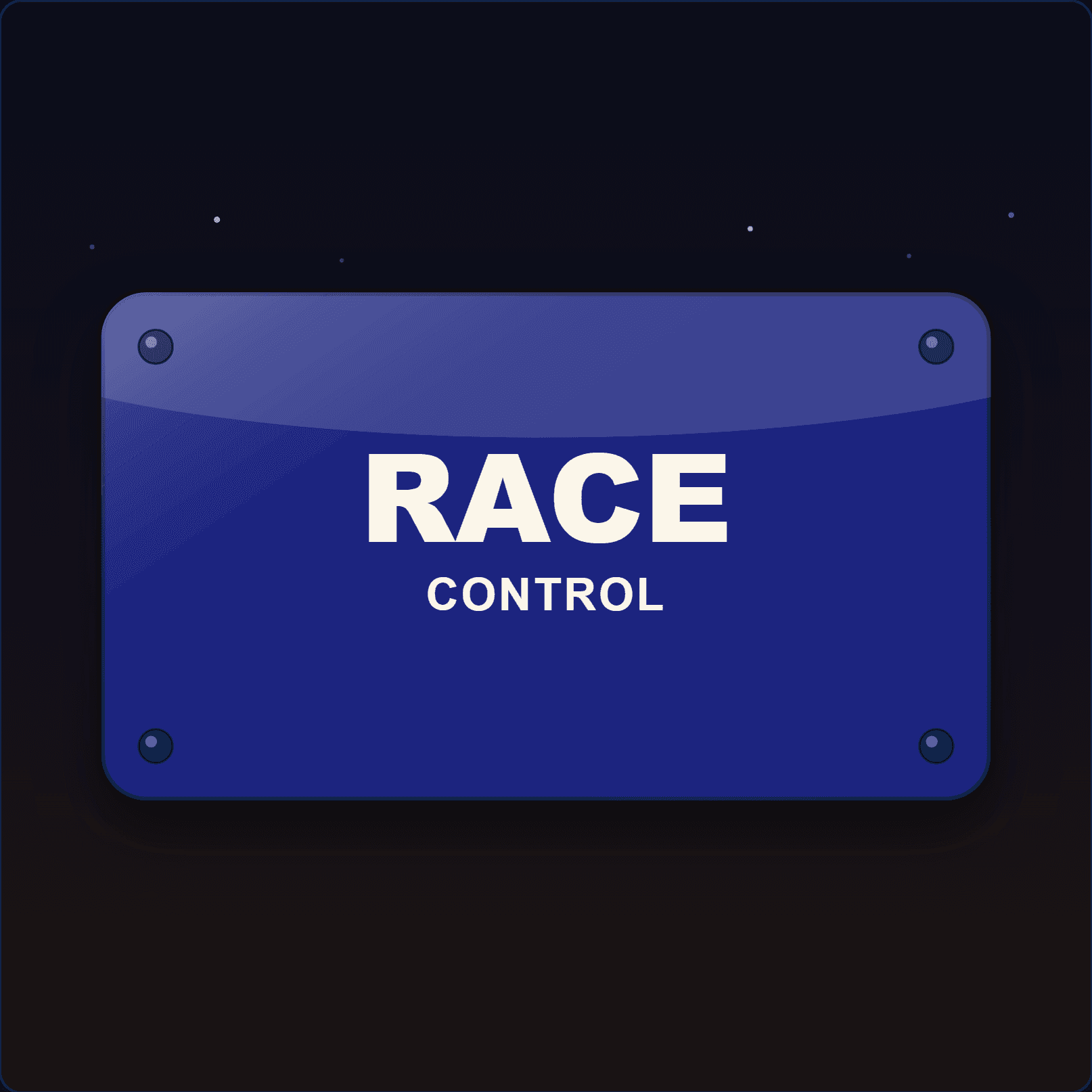 Race Control Sign — Badge Studio