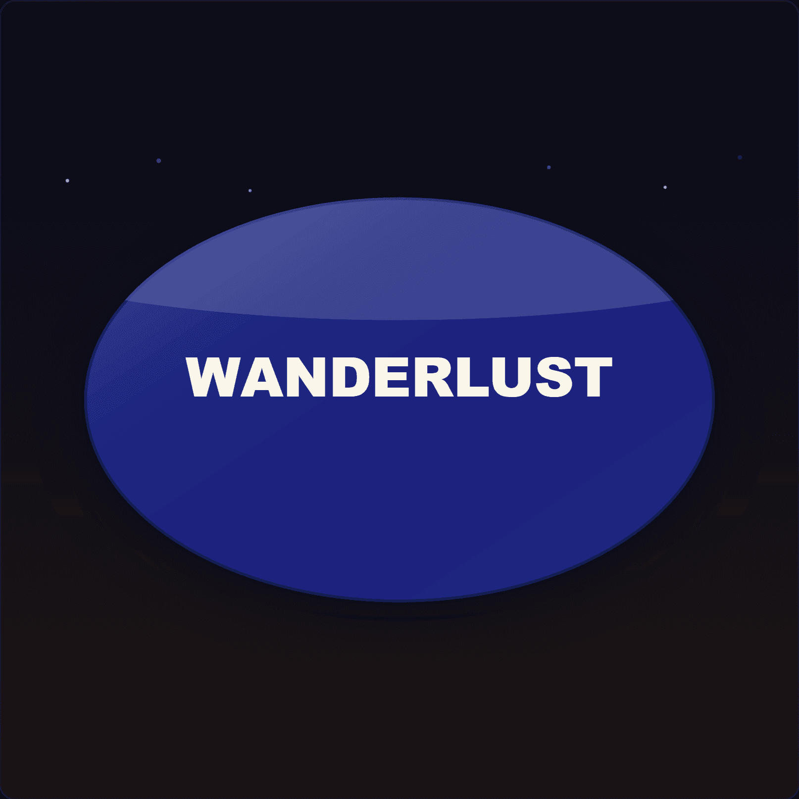 Wanderlust Plaque — Badge Studio