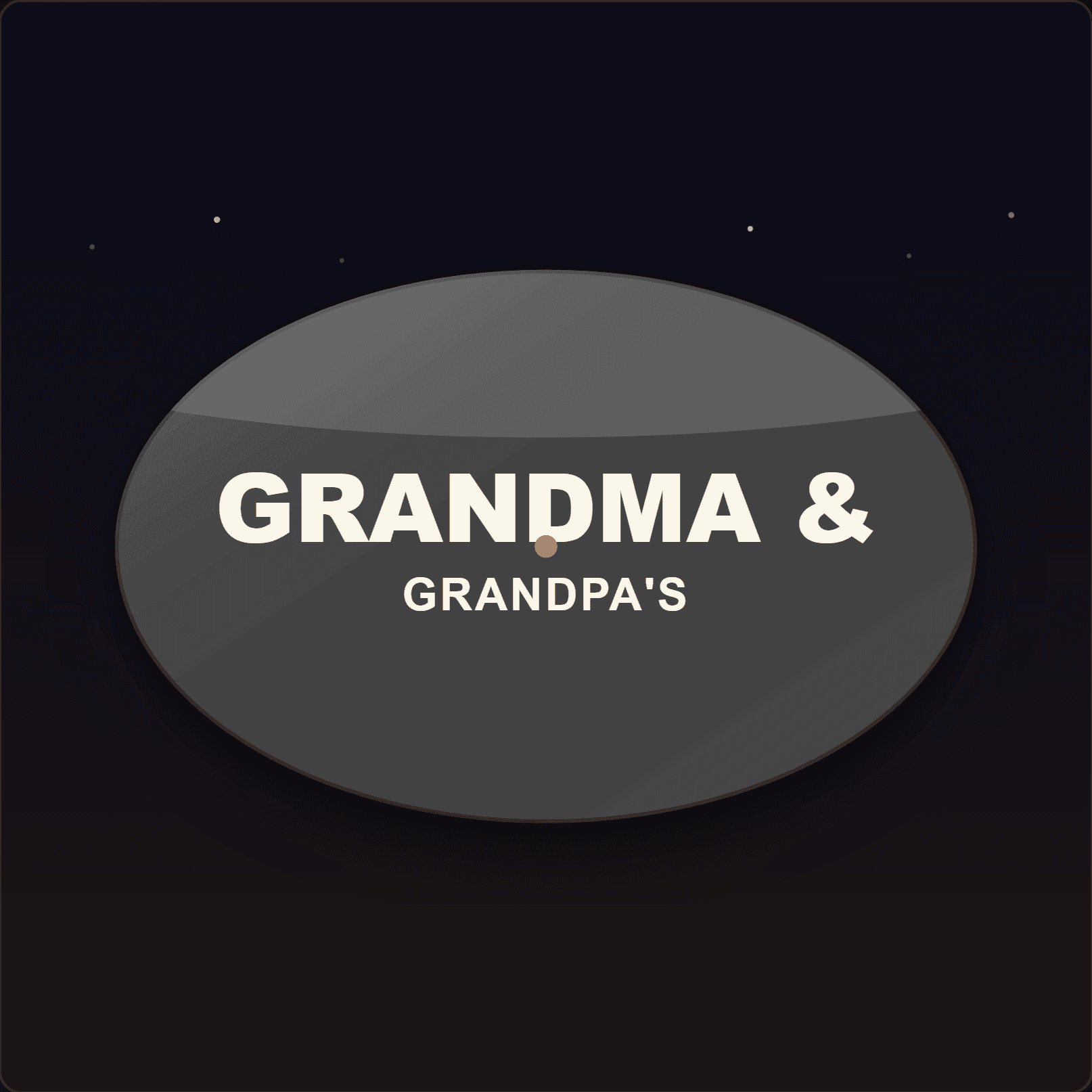 Grandparents' House Plaque — Badge Studio