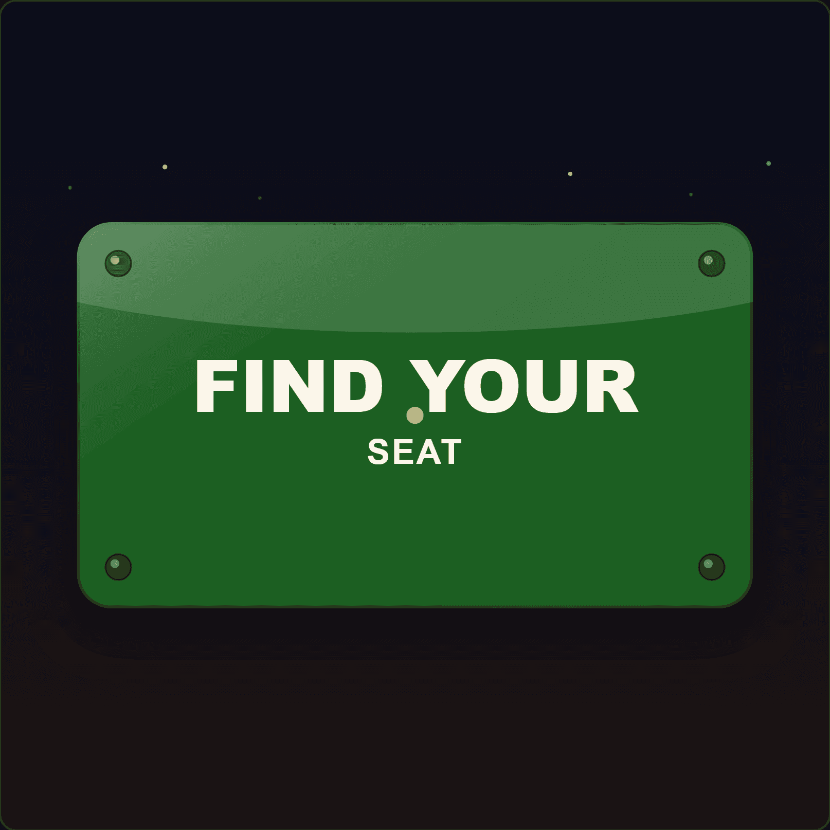 Seating Plan Header Plaque — Badge Studio
