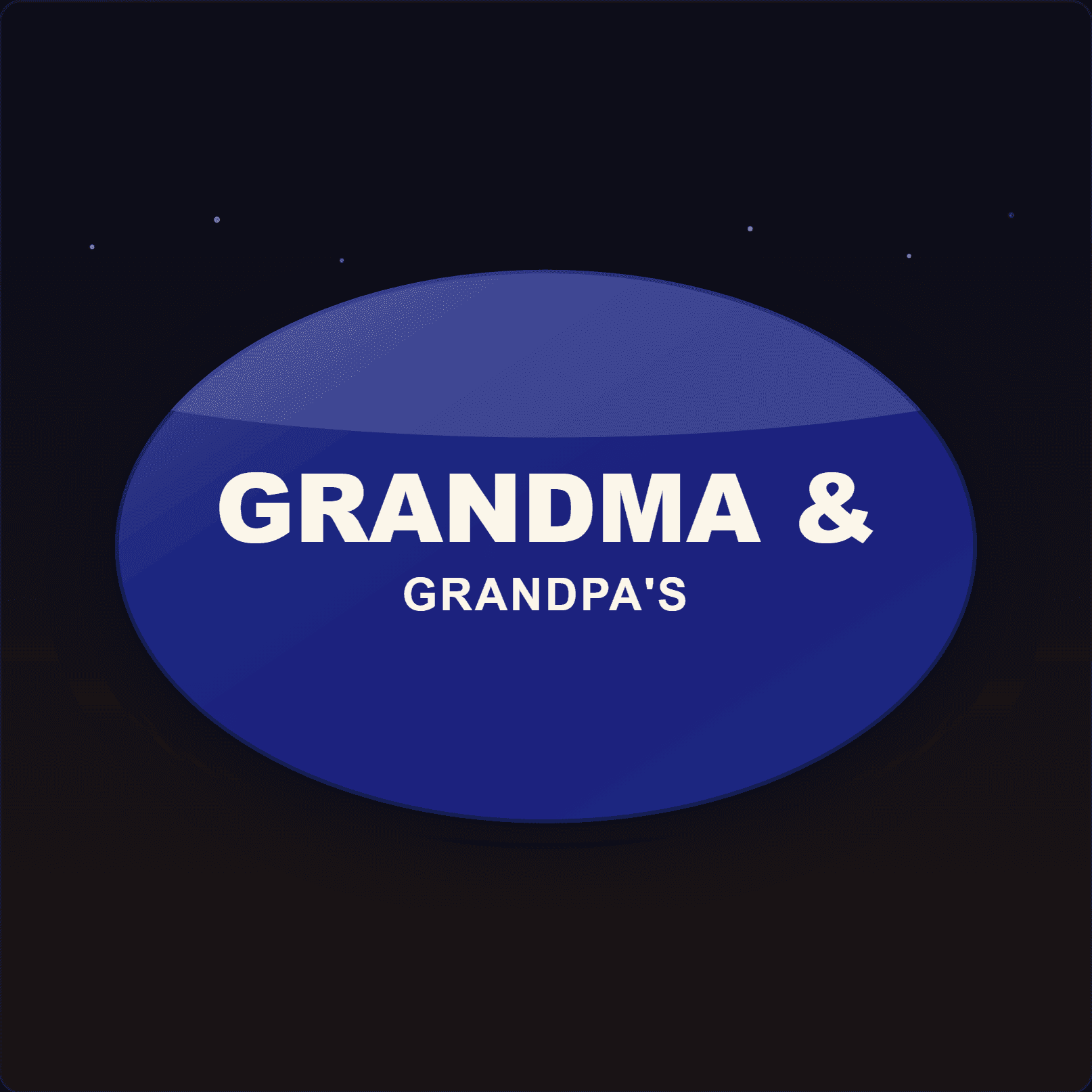 Grandparents' Camper Plaque — Badge Studio