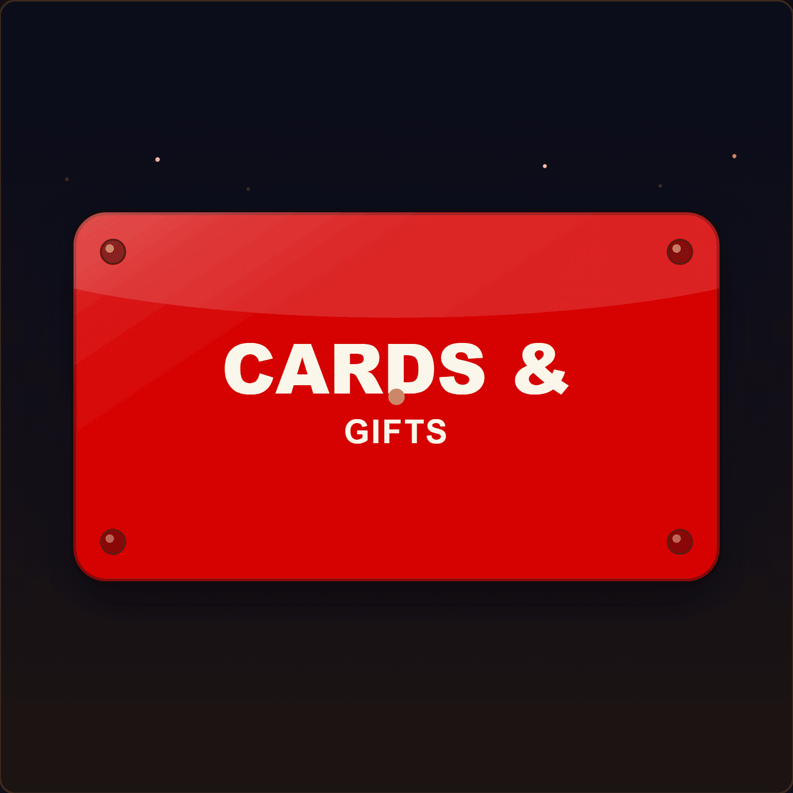 Cards & Gifts Plaque — Badge Studio