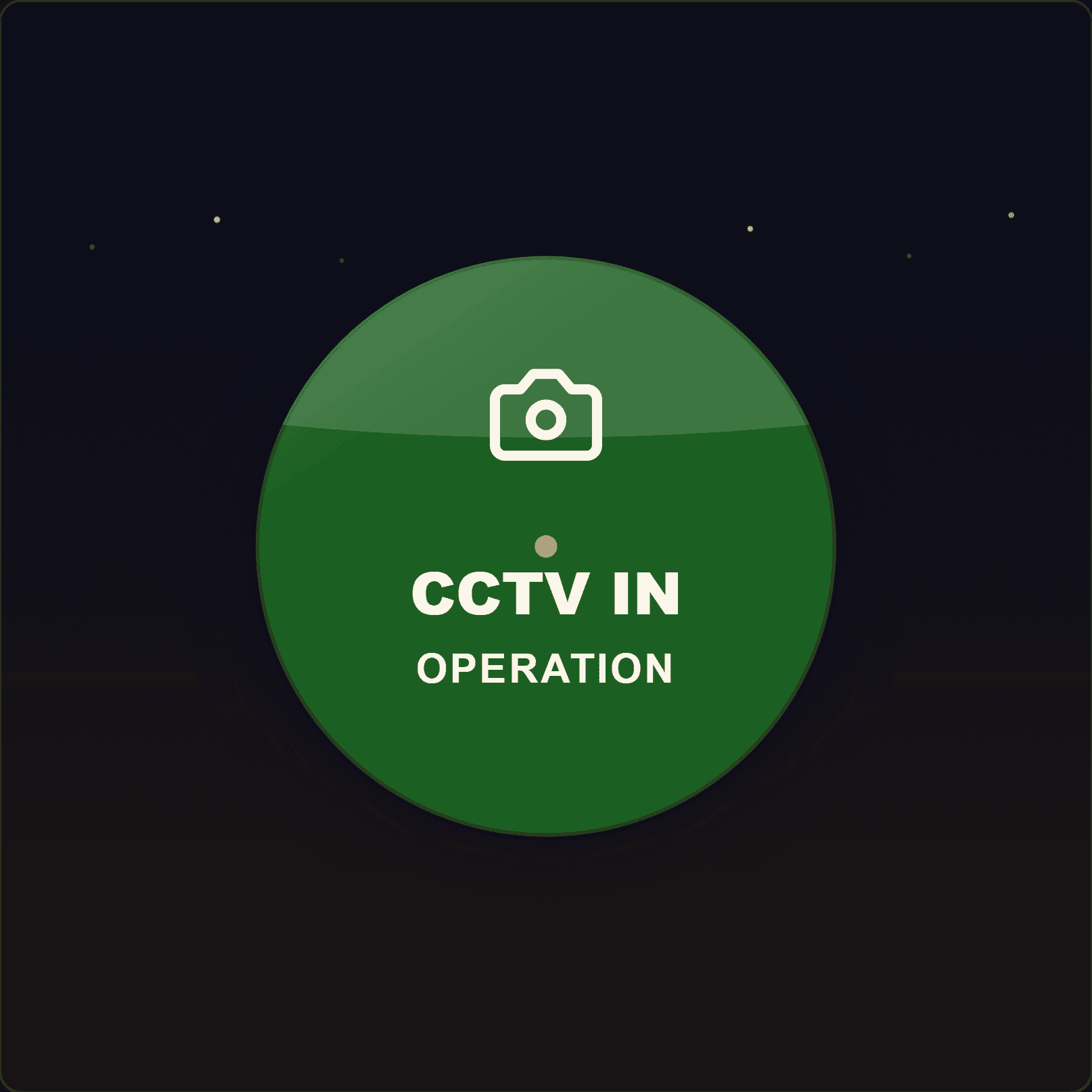 CCTV In Operation Plaque — Badge Studio