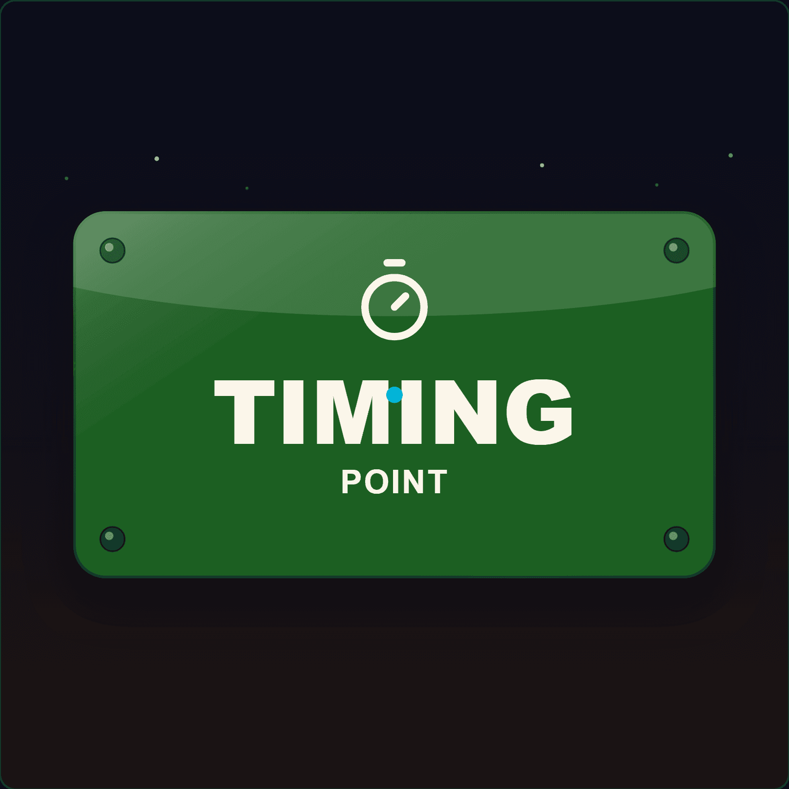 Timing Point Sign — Badge Studio