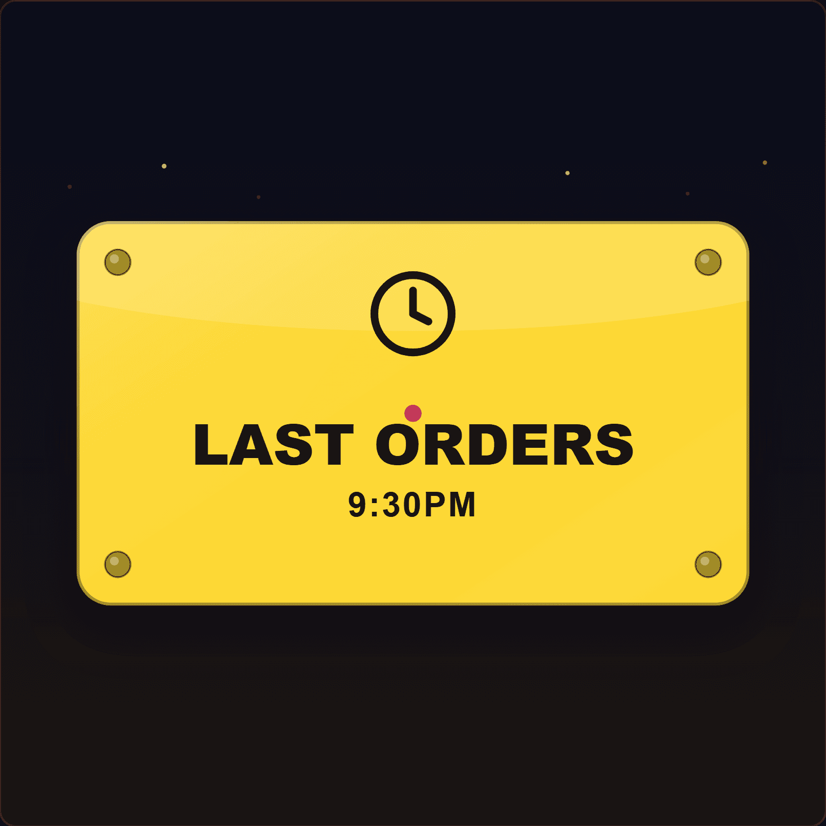 Last Orders Sign — Badge Studio