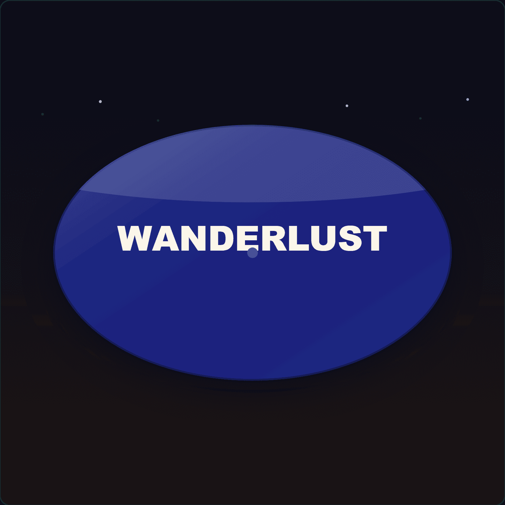Wanderlust Plaque — Badge Studio