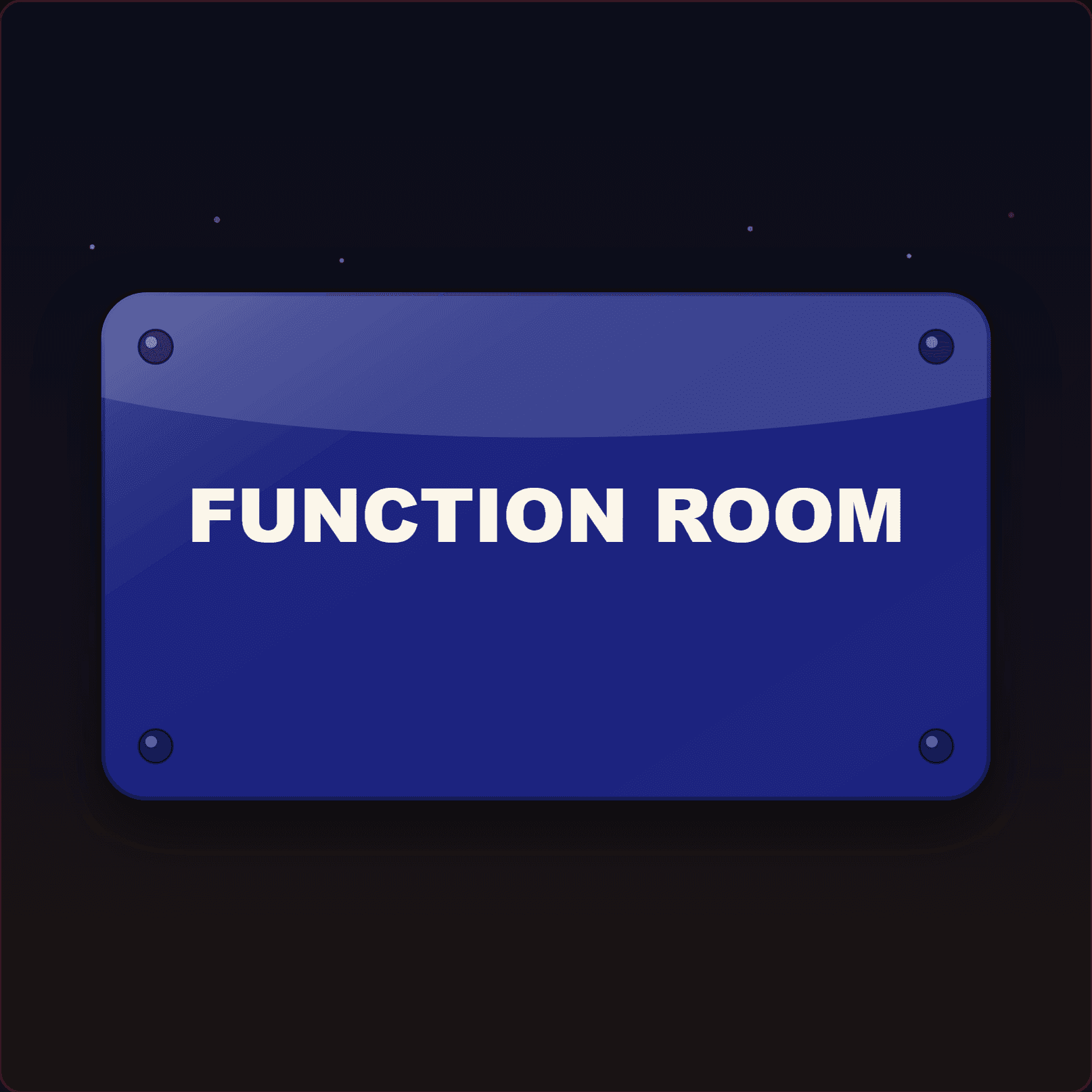 Function Room Sign — Badge Studio