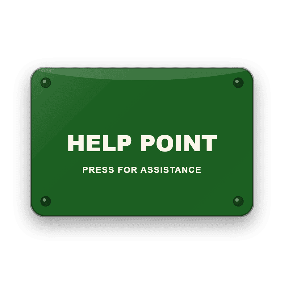 Help Point Sign — Badge Studio