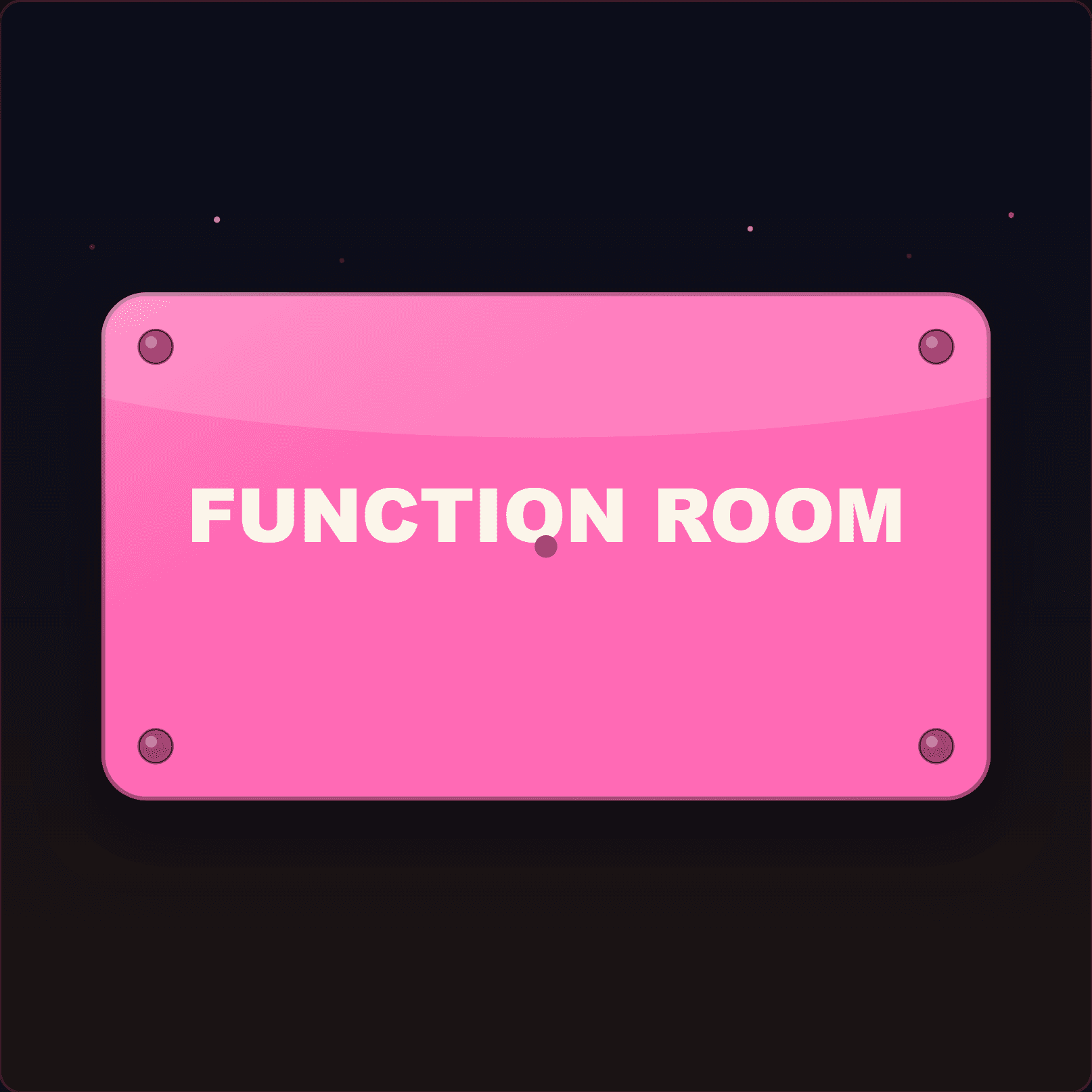 Function Room Sign — Badge Studio