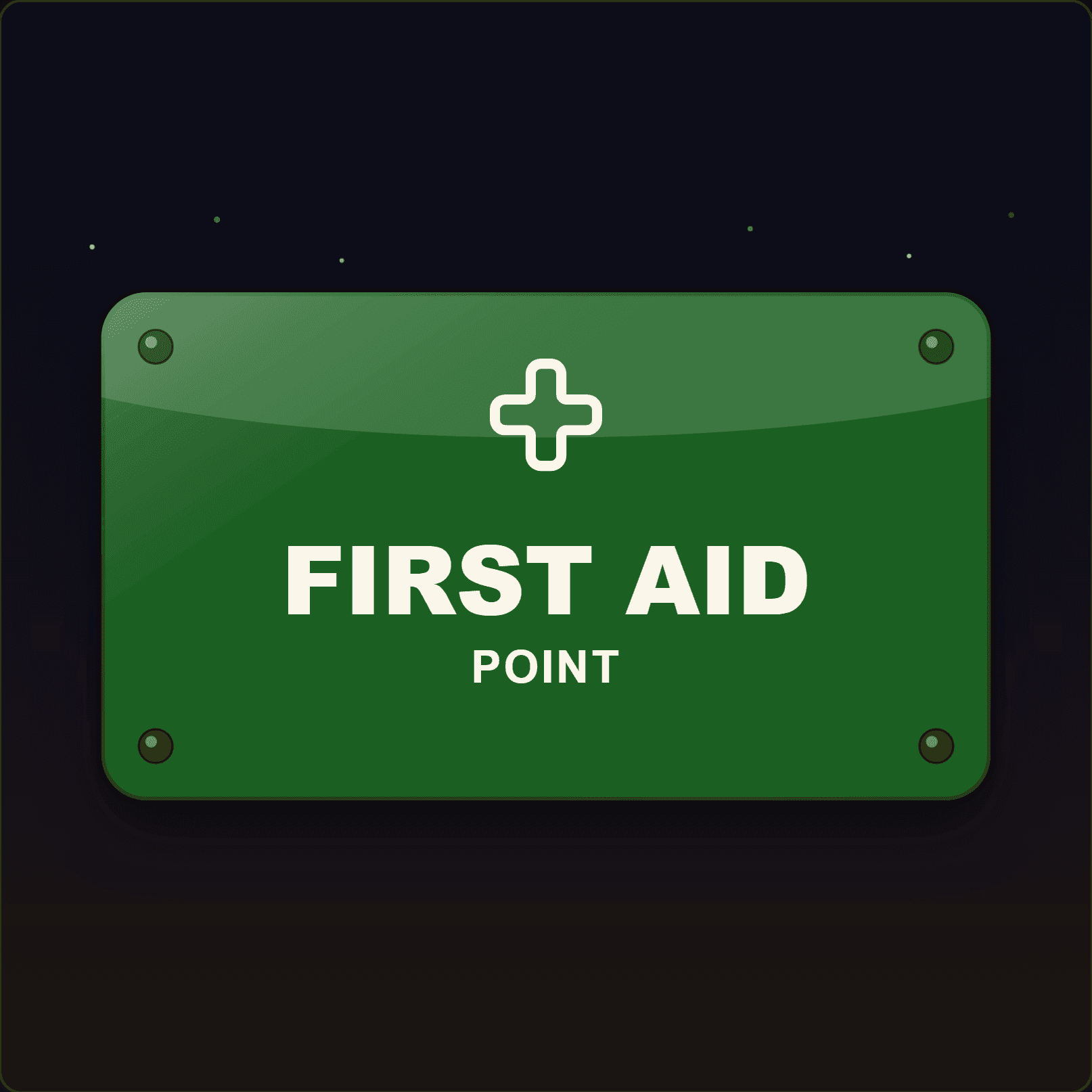First Aid Point Sign — Badge Studio