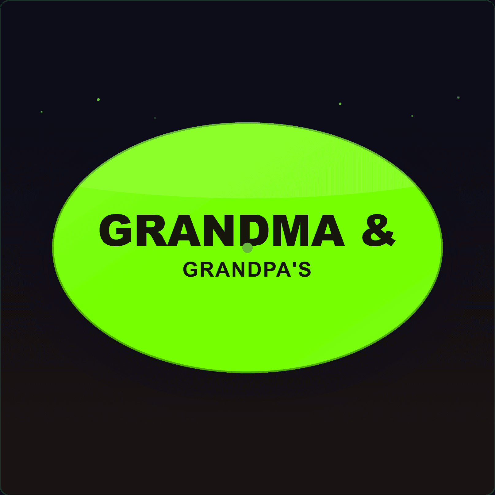 Grandparents' Camper Plaque — Badge Studio