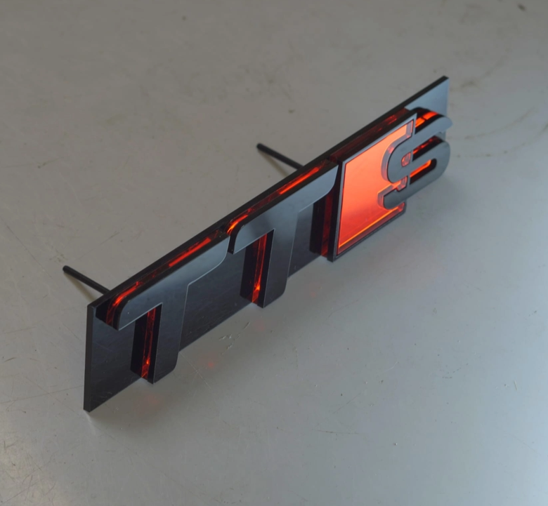 Audi TTS Badges